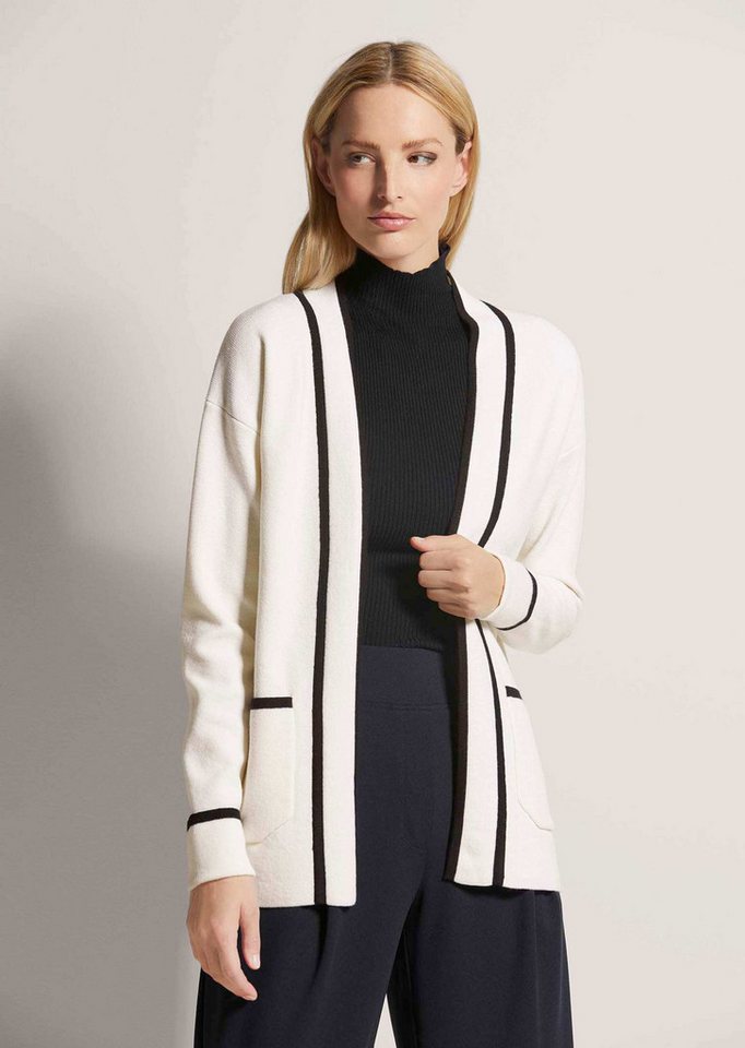 MADELEINE Strickjacke Lange Strickjacke ohne Verschluss von MADELEINE