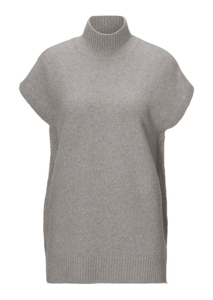 MADELEINE Strickpullover Ärmelloser Stehkragen-Pullover von MADELEINE