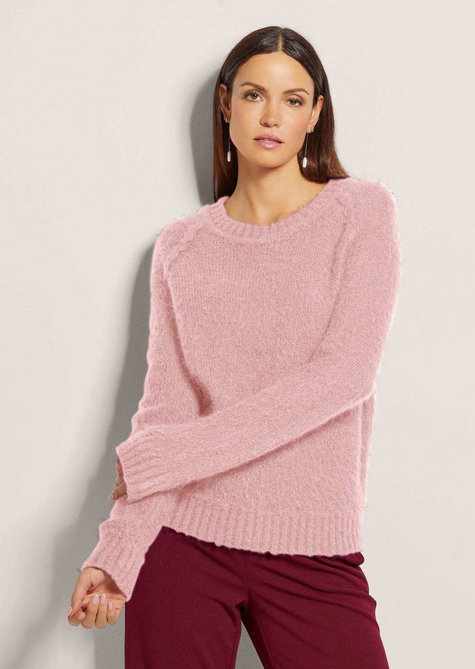 MADELEINE Strickpullover Flauschiger Rundhals-Pullover von MADELEINE