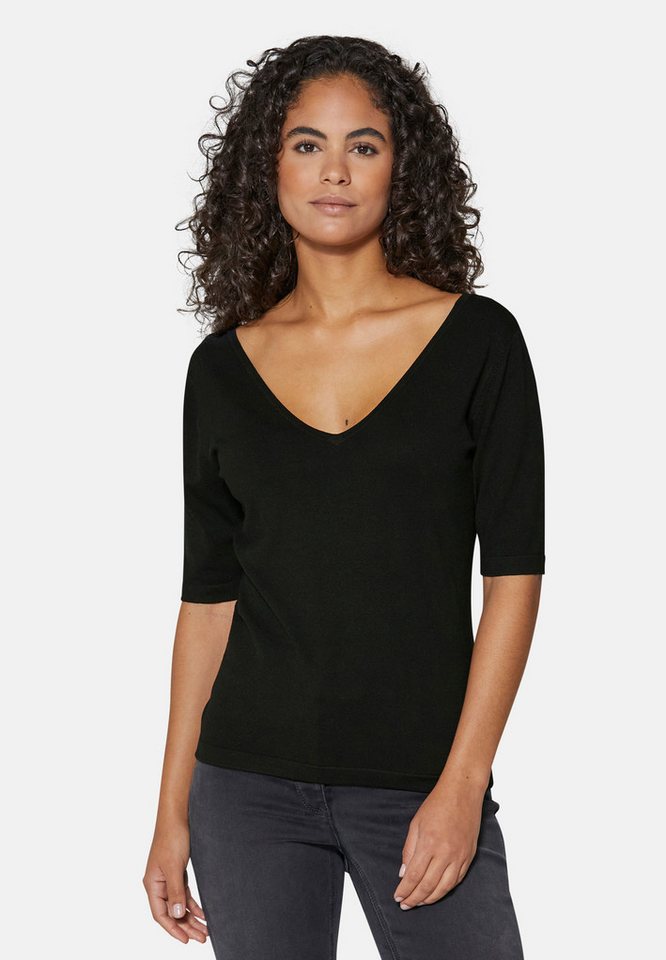 MADELEINE Strickpullover Halbarm-Pullover mit V-Ausschnitt von MADELEINE