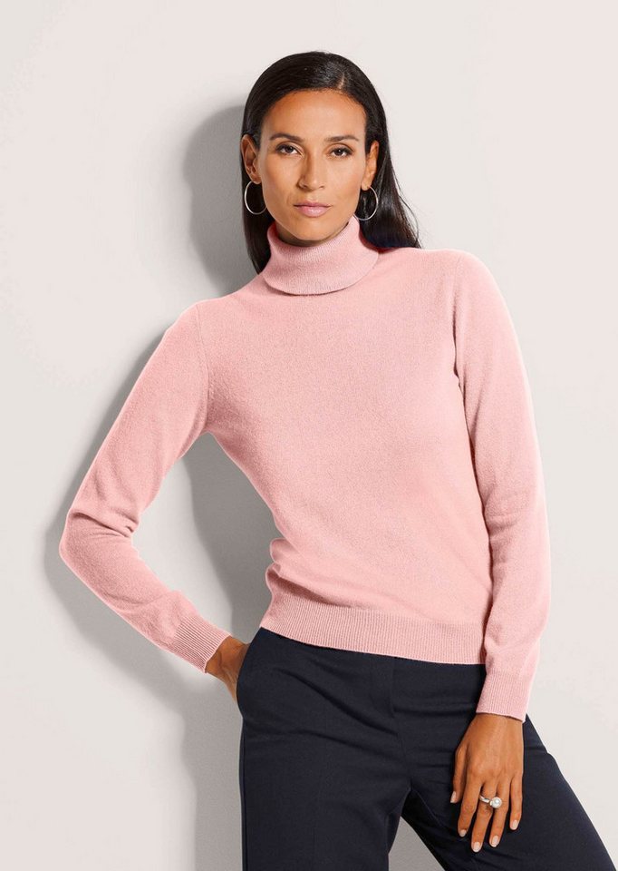 MADELEINE Strickpullover Zeitloser Strickpullover mit geripptem Rollkragen von MADELEINE