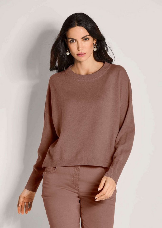 MADELEINE Strickpullover Kaschmir Pullover mit Rundhalsausschnitt von MADELEINE