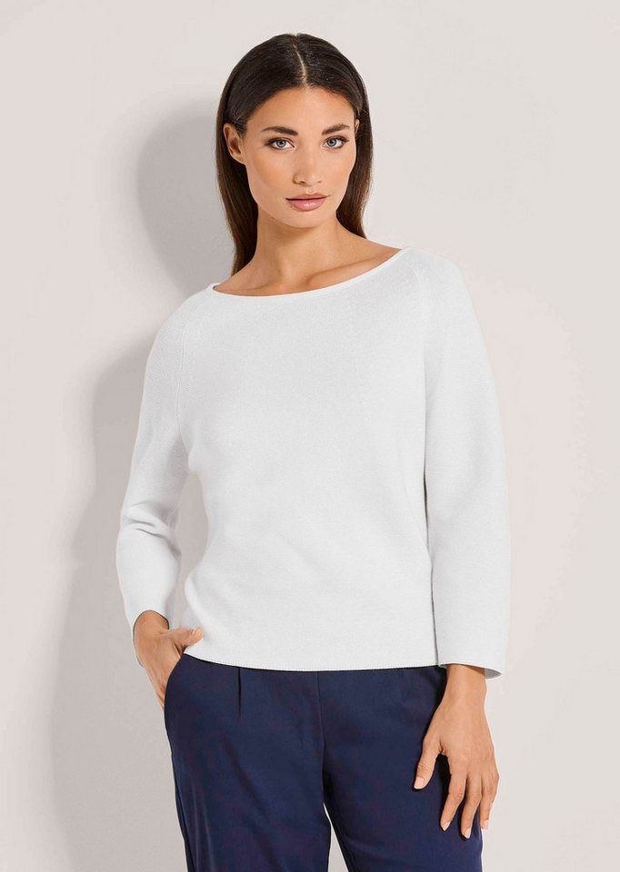 MADELEINE Strickpullover Pullover in modischer Kurzform von MADELEINE