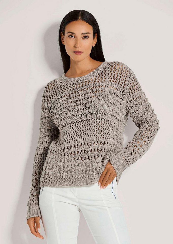 MADELEINE Strickpullover Pullover mit Ajour-Muster von MADELEINE