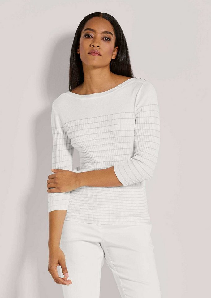 MADELEINE Strickpullover Pullover mit Glanz-Akzenten von MADELEINE