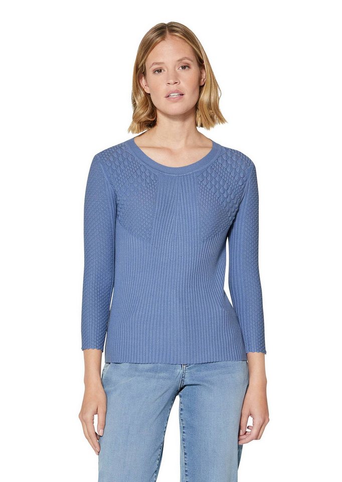 MADELEINE Strickpullover Rippstrickpullover von MADELEINE