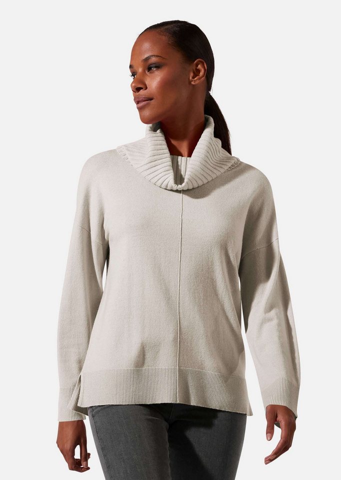 MADELEINE Strickpullover Pullover mit großem Capuchon-Kragen von MADELEINE