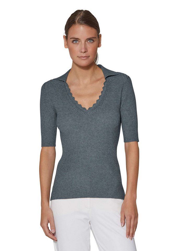 MADELEINE Strickpullover Pullover mit Wellenkante von MADELEINE