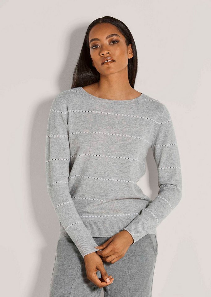 MADELEINE Strickpullover Luxuriöser Kaschmirpullover mit Ajour-Muster von MADELEINE