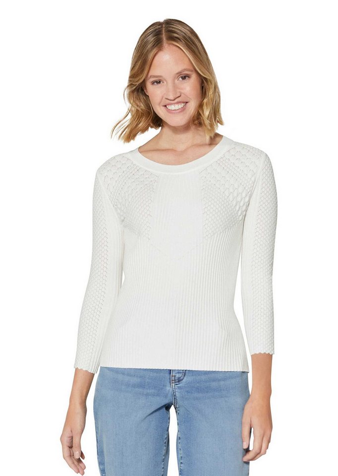 MADELEINE Strickpullover Rippstrickpullover von MADELEINE