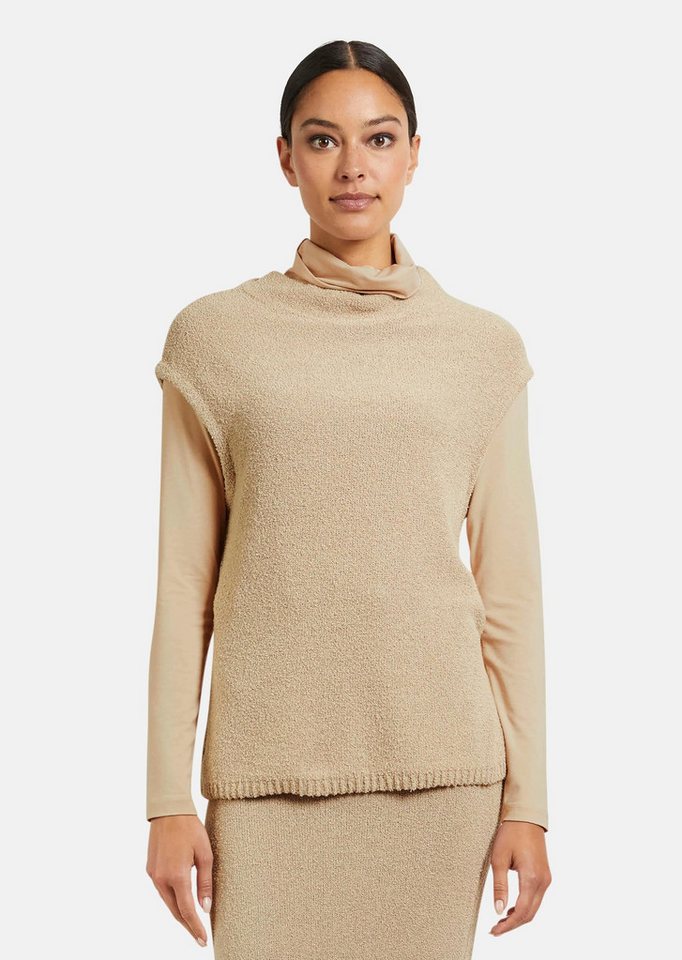 MADELEINE Strickpullover Strick-Pullunder im Frottee-Look von MADELEINE