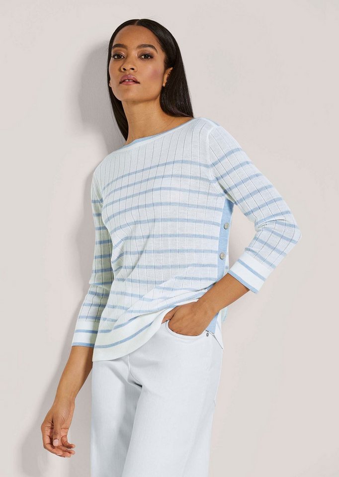 MADELEINE Strickpullover Ringel-Pullover aus Rippstrick MADELEINE Strickpullover Ringel-Pullover aus Rippstrick von MADELEINE