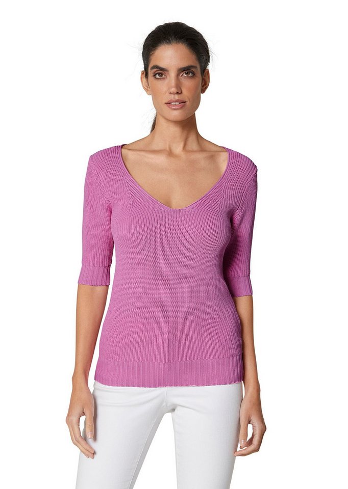 MADELEINE Strickpullover Strickpullover mit kurzen Ärmeln MADELEINE Strickpullover Strickpullover mit kurzen Ärmeln von MADELEINE