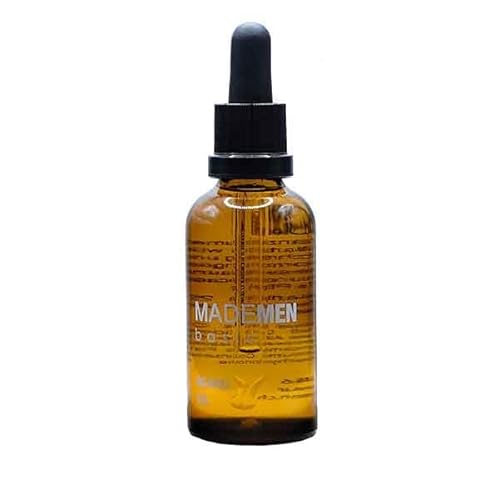 MADEMEN Bartöl für Männer – natürlich & vegan, mit Argan-, Jojoba-, Avocado- & Moringaöl – gegen Bartjucken – für weiche, gepflegte Bartpflege – 50 ml von MADEMEN
