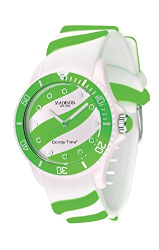 MADISON NEW YORK Unisex-Armbanduhr Candy Time Lollipop Analog Quarz Silikon U4620-10 MADISON NEW YORK Unisex-Armbanduhr Candy Time Lollipop Analog Quarz Silikon U4620-10 von MADISON NEW YORK
