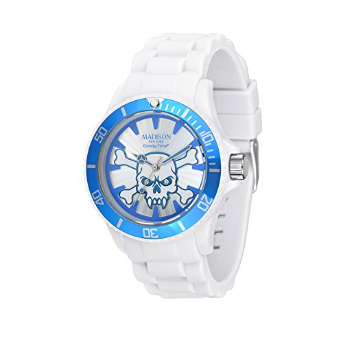 MADISON NEW YORK Unisex-Armbanduhr Candy Time Stay Alive Analog Quarz Silikon U4618-06 MADISON NEW YORK Unisex-Armbanduhr Candy Time Stay Alive Analog Quarz Silikon U4618-06 von MADISON NEW YORK