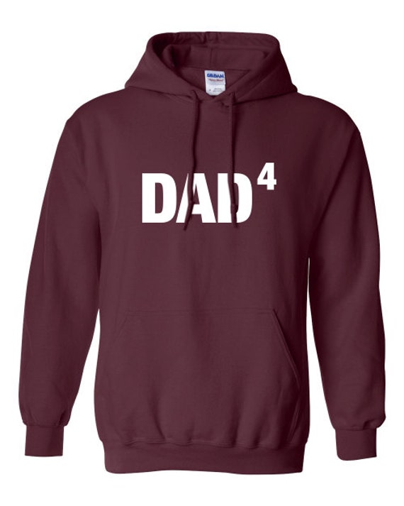 Dad4 Papa Hoch Vier Oder Beliebig Viele Kinder T-Shirt Lustiges Vatertagsgeschenk Das Beste Herren Madlabs Ml-376H von MADLABSTEES