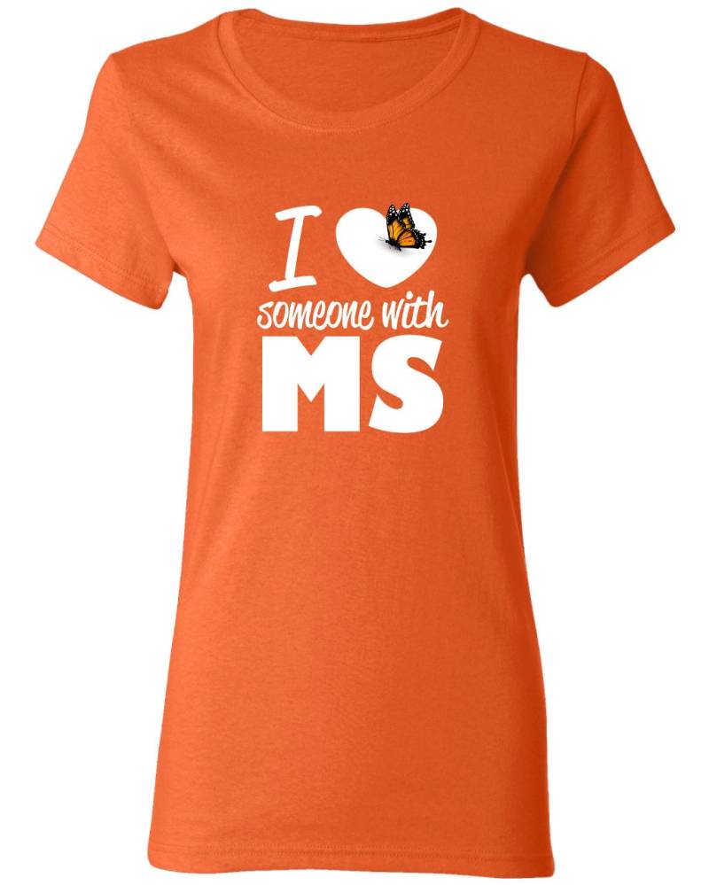 I Love Someone With Ms Awareness Shirt Lustig Gedruckt Grafik T-Shirt Herren Damen Frauen Jugend Kinder Mlg-1293 von MADLABSTEES