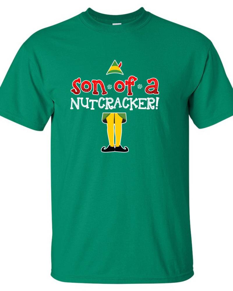 Sohn Eines Nussknacker Lustige Elf Weihnachten T-Shirts Weihnachtsfeier T-Shirt Shirt T-Shirt Xmas Dt-651 von MADLABSTEES