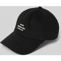 MADS NØRGAARD Basecap mit Label-Stitching in Black, Größe 1 von MADS NØRGAARD