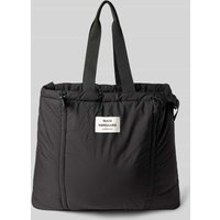 MADS NØRGAARD Handtasche mit Label-Patch Modell 'Recycle Taylor Bag' in Black, Größe 1 von MADS NØRGAARD