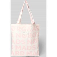 MADS NØRGAARD Handtasche mit Label-Patch Modell 'Sacky Atoma' in Hellrosa, Größe 1 von MADS NØRGAARD
