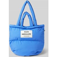 MADS NØRGAARD Handtasche mit Label-Patch in Bleu, Größe 1 von MADS NØRGAARD