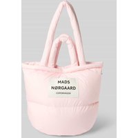 MADS NØRGAARD Handtasche mit Label-Patch in Hellrosa, Größe 1 von MADS NØRGAARD