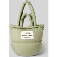 MADS NØRGAARD Handtasche mit Label-Patch in Schilf, Größe 1 von MADS NØRGAARD