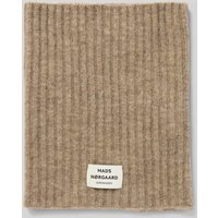 MADS NØRGAARD Loop-Schal aus Schurwoll-Mix Modell 'Tosca' in Taupe Melange, Größe 1 von MADS NØRGAARD