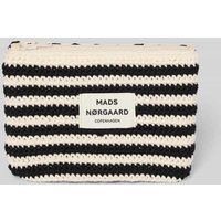 MADS NØRGAARD Portemonnaie mit Reißverschluss und Label-Patch in Black, Größe 1 von MADS NØRGAARD