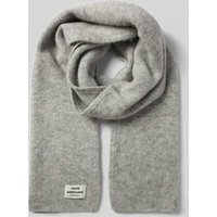 MADS NØRGAARD Schal mit Strukturmuster Modell 'Tosca' in Silber Melange, Größe 1 von MADS NØRGAARD