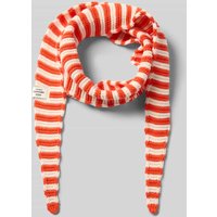 MADS NØRGAARD Strickschal mit Label-Detail Modell 'Momo' in Orange, Größe 1 von MADS NØRGAARD