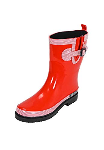 MADSea Damen Gummistiefel Ocean Pure Rot Halbschaft, Größe:36 EU von MADSea