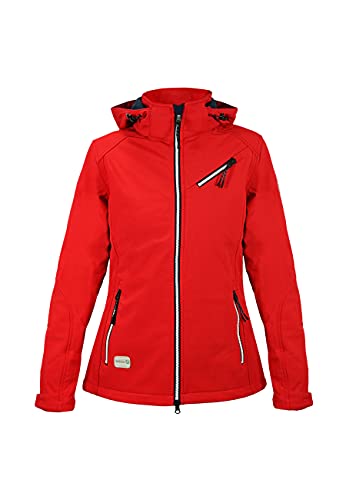 MADSea Damen Softshelljacke Funktionsjacke, Farbe:rot, Größe:36 von MADSea