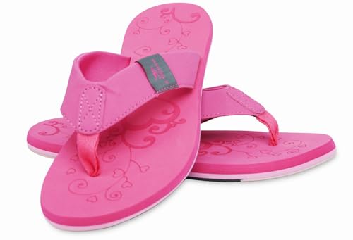 MADSea Damen Zehenstegpantolette Beach Woman | Zehentrenner Flip Flop Thong Sandale Badelatschen | Sommer Strand Pink, fuchsia multi, von MADSea
