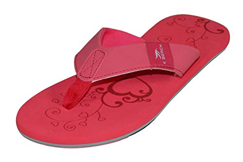 MADSea Damen Zehenstegpantolette Beach Woman | Zehentrenner Flip Flop Thong Sandale Badelatschen | Sommer Strand, rot/multi, 39 EU von MADSea