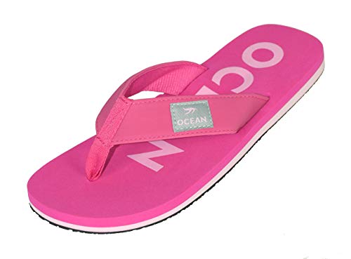 MADSea Damen Zehenstegpantolette Ocean Zehentrenner Sandale Fuchsia rosa pink, Farbe:Fuchsia/rosa, Größe:36 EU von MADSea