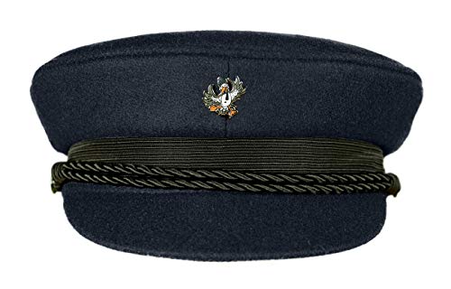 MADSea Elbsegler Premium Tuch Pin Möwe mit Schal dunkelblau, Größe:58, Pins:Möwe Schal von MADSea