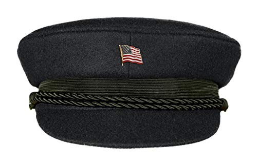 MADSea Elbsegler Premium Tuch mit Flaggenpin USA schwarz Pin, Größe:62, Pins:USA von MADSea