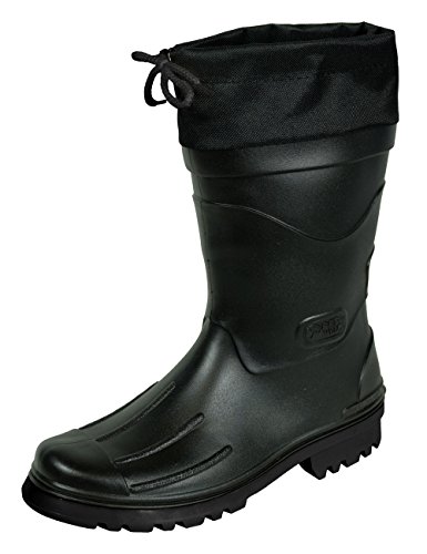 MADSea Herren Jungen Gummistiefel Nils-Hannes Halbschaft Regenstiefel, Farbe:schwarz, Größe:46 EU von MADSea