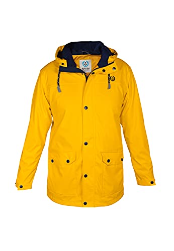 MADSea Herren Regenjacke Friesennerz 63096 gelb, Farbe:gelb, Größe:3XL von MADSea