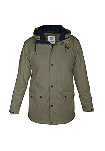 MADSea Herren Regenjacke Friesennerz 63093 Oliv, Farbe:oliv, Größe:3XL von MADSea