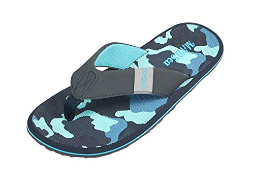 MADSea Herren Zehenstegpantolette Beach Man | Flip Flop Zehentrenner Thong Sandale | Sommer Strand Camouflage, Farbe:blau/camouflage, Größe:41 EU von MADSea