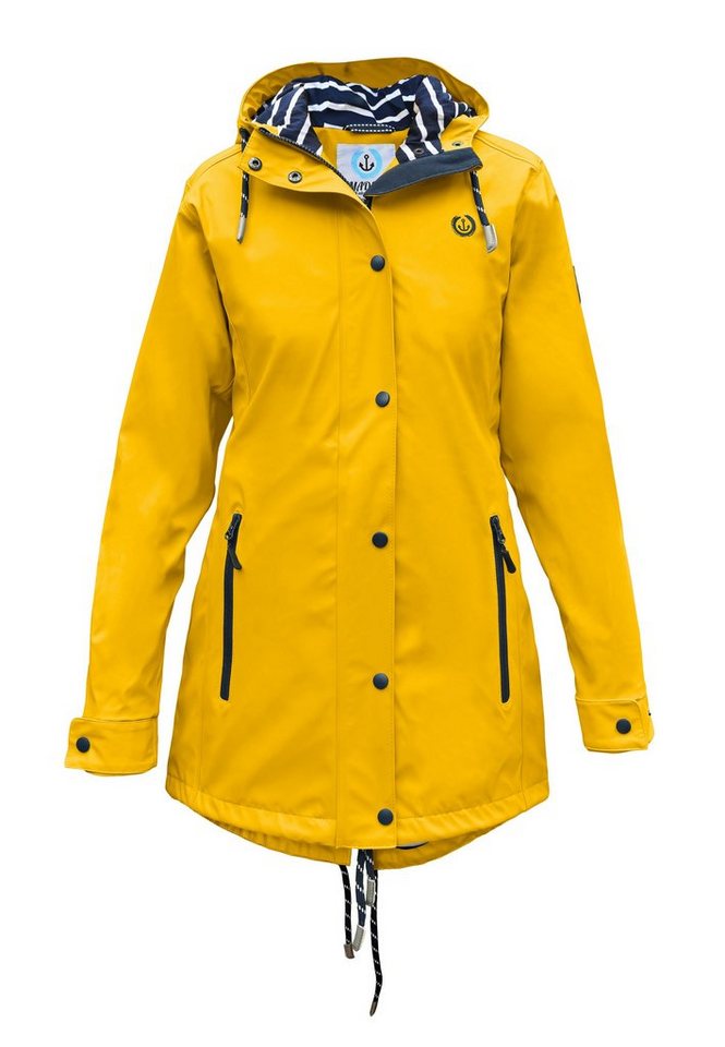 MADSea Regenjacke Friesennerz Friesennerz Streifen Innenfutter maritim von MADSea