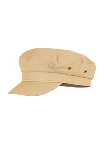 MADSea Unisex Canvas Elbsegler Schirmkappe Schirmmütze, Farbe:beige, Größe:M von MADSea