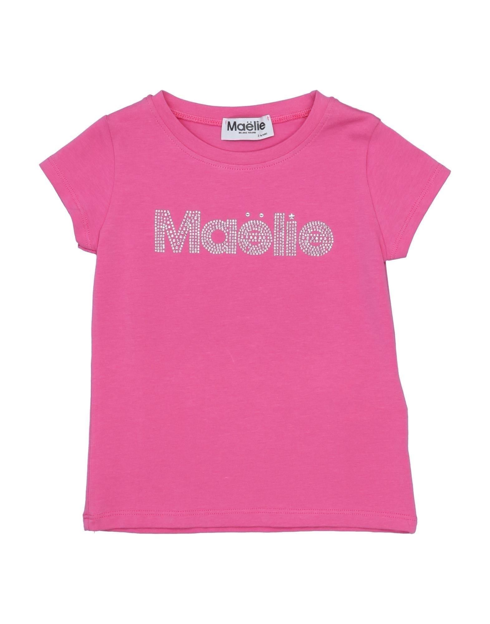 MAËLIE T-shirts Kinder Fuchsia von MAËLIE