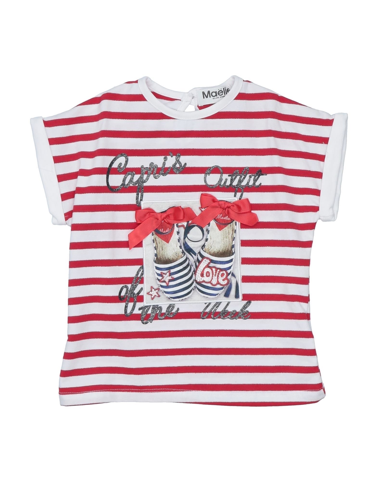 MAËLIE T-shirts Kinder Rot von MAËLIE