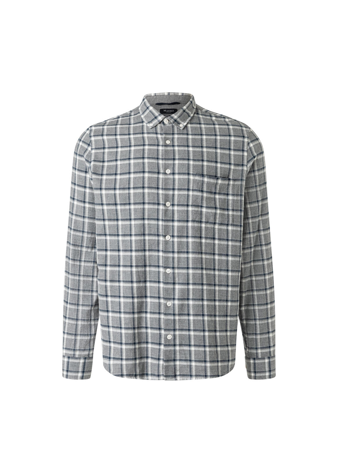 MAERZ Muenchen - Hemd 1/1 Arm mercury grey von MAERZ Muenchen