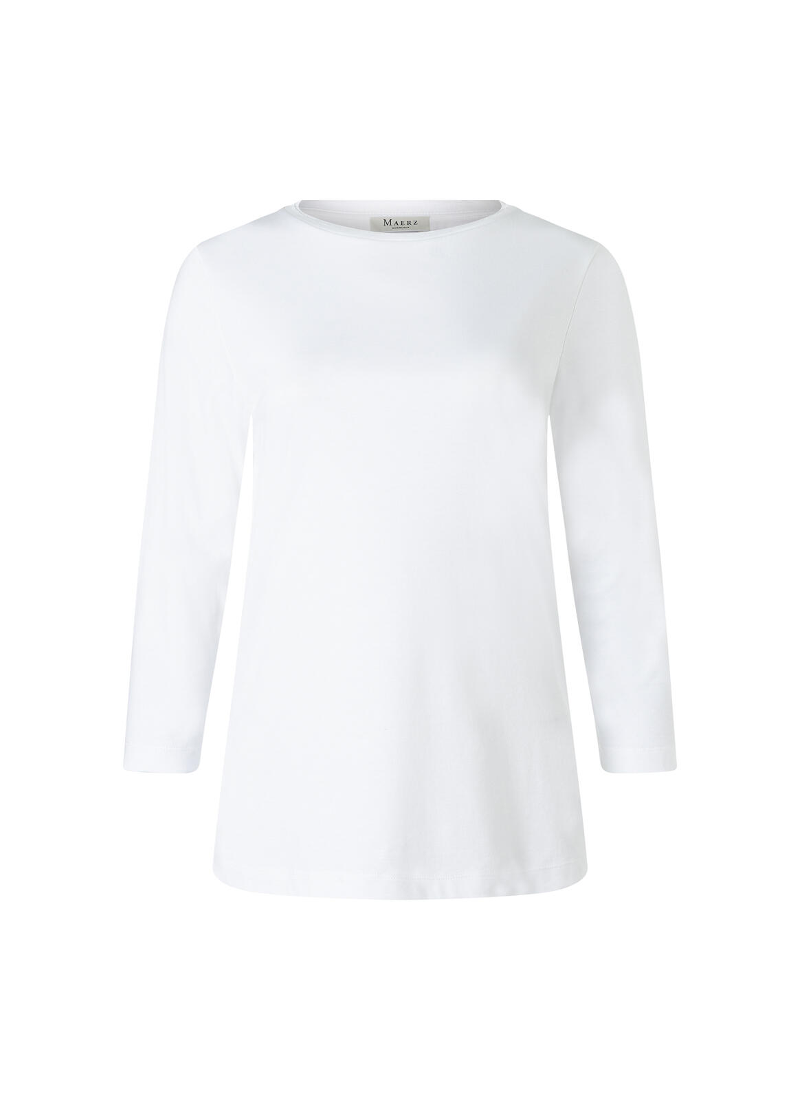 MAERZ Muenchen - Longsleeve Rundhals 3/4 Arm pure white - Gr. - 48 von MAERZ Muenchen